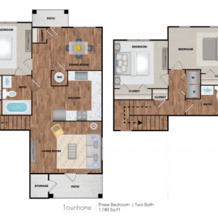 Townhome - 3x2